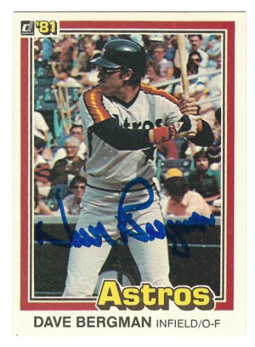 Dave Bergman Autographed Signed 1981 Donruss Card - Autographs