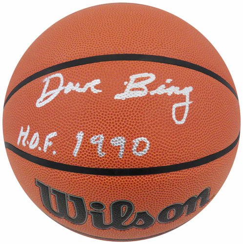 Dave Bing Autographed Signed Wilson Indoor/Outdoor NBA Basketball w/HOF 1990
