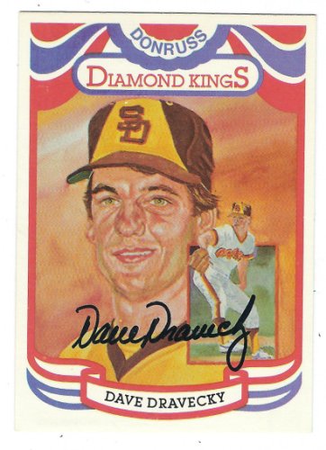 Dave Dravecky Autographed Signed 1984 Donruss Diamond King - Autographs