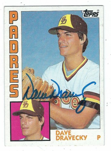 Dave Dravecky Autographed Signed 1984 Topps Card - Autographs