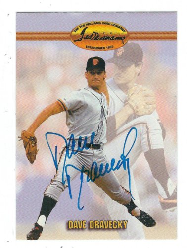 Dave Dravecky Autographed Signed 1993 Ted Williams Card - Autographs
