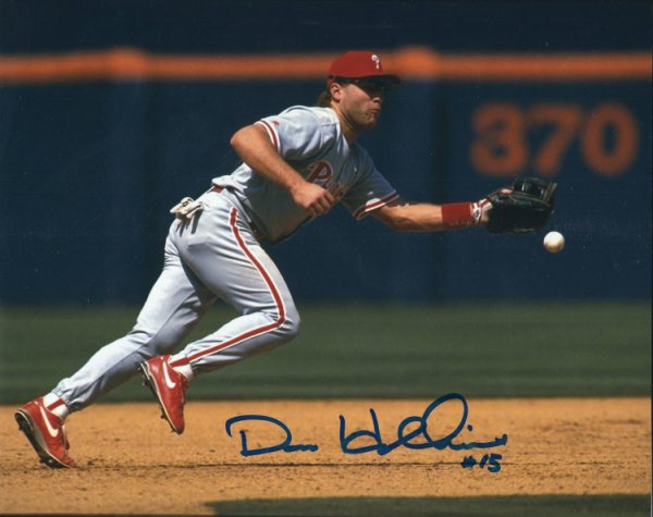 Dave Hollins Autographed Signed 8X10 Philadelphia Phillies Photo - Autographs
