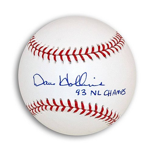 Dave Hollins Autographed Philadelphia Phillies 8x10 Photo - BAS COA