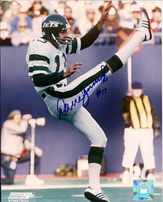 Dave Jennings Autographed Signed New York Jets Photo - Autographs