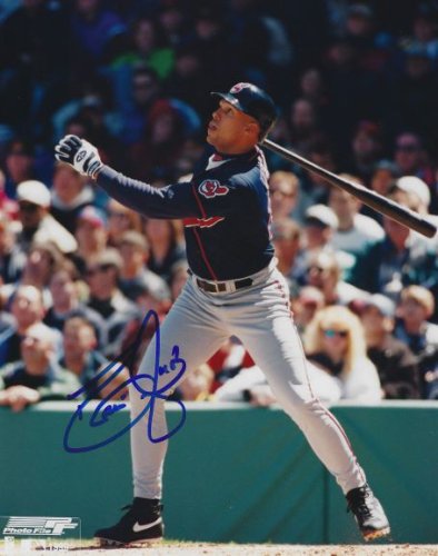 Dave Justice Autographed Signed 8X10 Cleveland Indians Photo - Autographs