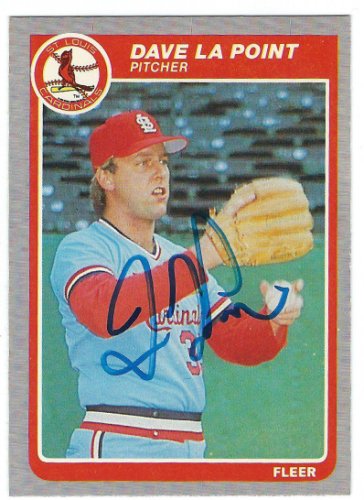 Dave Lapoint Autographed Signed 1985 Fleer Card - Autographs