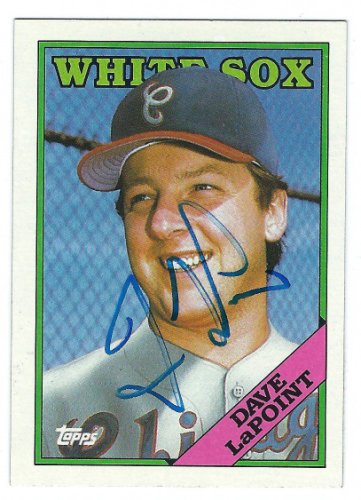 Dave Lapoint Autographed Signed 1988 Topps Card - Autographs