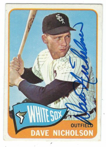 Dave Nicholson Autographed Signed 1965 Topps Card - Autographs