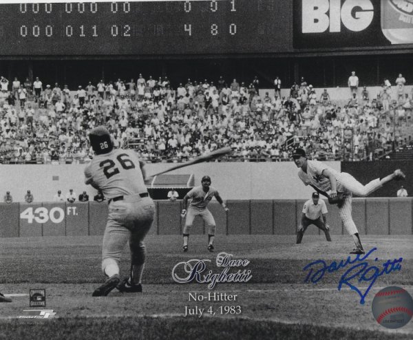 Dave Righetti Autographed Signed 8X10 New York Yankees Photo - Autographs