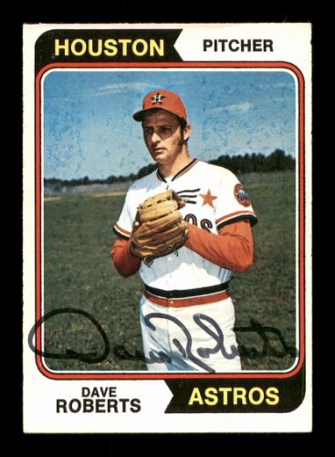 Dave Roberts Autographed 1974 O-Pee-Chee Card #177 Houston Astros #169339