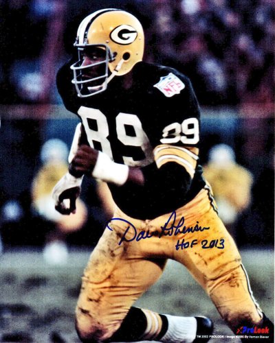 Dave Robinson Autographed Signed Packers Action 8x10 Photo w/HOF 2013 
