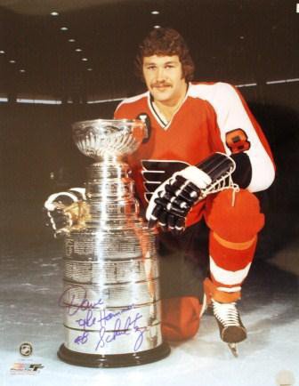 Dave Schultz Autographed Signed 16 X 20 Philadelphia Flyers Photo - Autographs