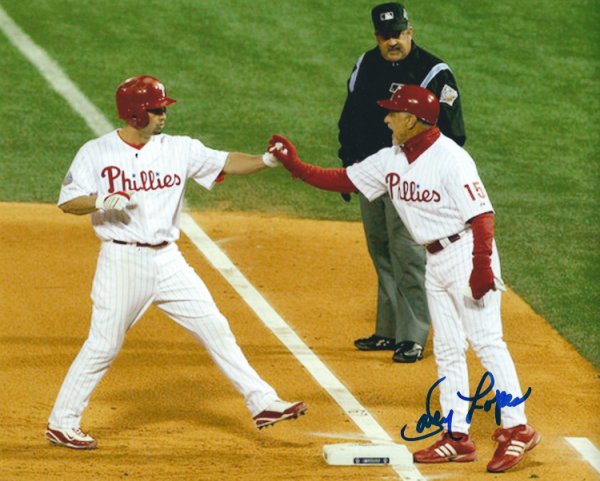 Davey Lopes Autographed Signed 8X10 Philadelphia Phillies Photo - Autographs