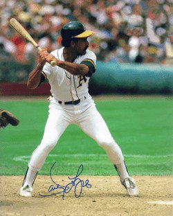 Davey Lopes Autographed Signed Photo #2 Oakland A's - Autographs
