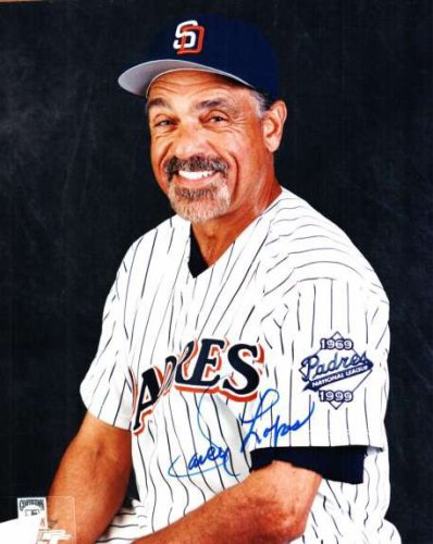Davey Lopes Autographed Signed Sd Padres Photo - Autographs