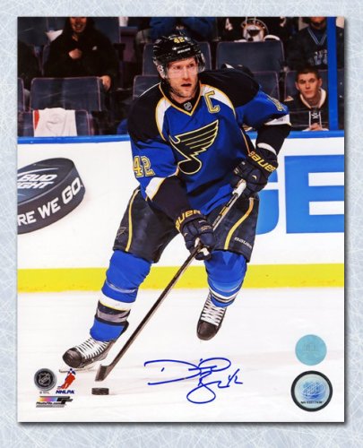 David Backes Autographed Signed St Louis Blues 8x10 Photo