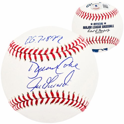 Joe Girardi (Yankees) signed David Cone Perfect Game 11x14 JSA NN58592