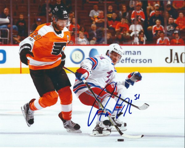 David Desharnais Autographed Signed 8X10 New York Rangers Photo - Autographs