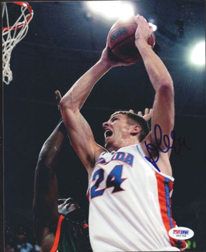 David Lee Autographed 8X10 Photo Florida Gators PSA/DNA