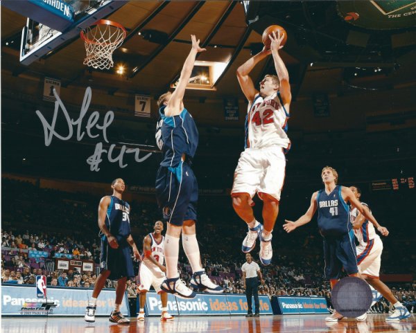David Lee Autographed Signed 8X10 New York Knicks Photo - Autographs