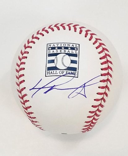 David Ortiz Autographed Signed Boston Red Sox Hall Of Fame Baseball Beckett Witnessed 