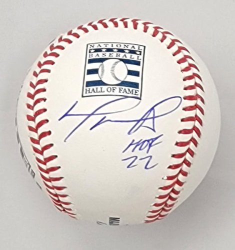 David Ortiz Autographed Signed Boston Red Sox Hall Of Fame Baseball W/ HOF 22 Stamp And Induction Day Postmark Beckett Witnessed 