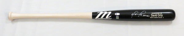 David Ortiz Autographed Signed Boston Red Sox Marucci Game Model Bat W/541 Hr's Beckett Witnessed 