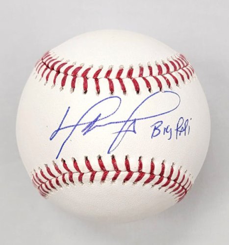 David Ortiz Autographed Signed Boston Red Sox MLB Baseball W/Big Papi Beckett Witnessed 