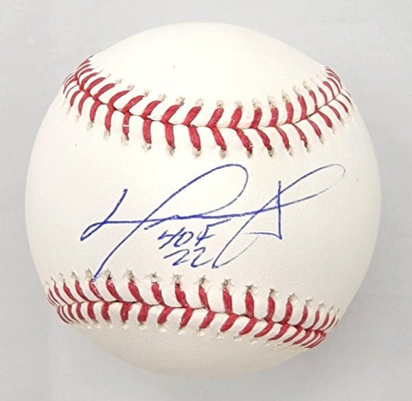David Ortiz Autographed Signed Boston Red Sox MLB Baseball W/ HOF 22 Beckett Witnessed 