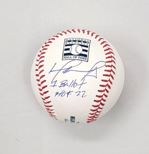 David Ortiz Autographed Signed Boston Red Sox MLB Hall Of Fame Baseball W/1 Ballot HOF 22 Beckett Witnessed 