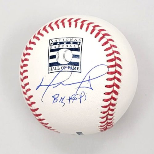 David Ortiz Autographed Signed Boston Red Sox MLB Hall Of Fame Baseball W/Big Papi Beckett Witnessed 