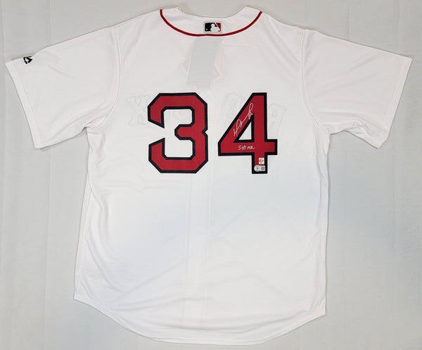 David Ortiz Autographed Signed Boston Red Sox Replica Jersey W/ 541 Hr Beckett Witnessed 