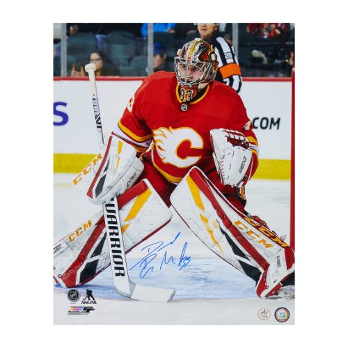 David Rittich Autographed Signed Calgary Flames Goalie 16x20 Photo