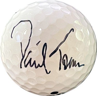 David Toms signed Srixon PGA Golf Ball COA (2001 PGA Championship)