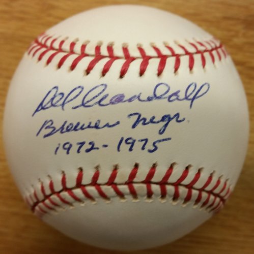 Del Crandall Autographed Signed Brewers Mgr Official American League Baseball - Autographs