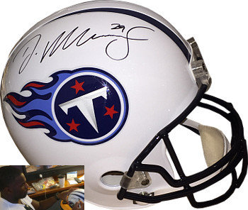 DeMarco Murray Autographed Signed Tennessee Titans Riddell Full Size Rep Helmet #29- Murray Hologram 