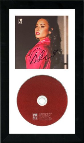 Demi Lovato Autographed Signed 2020 I Love Me Album Cover w/ CD 6.5x12 Custom Framing- Beckett #X00213 