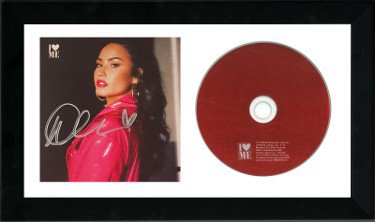 Demi Lovato Autographed Signed 2020 I Love Me Album Cover w/ CD 6.5x12 Custom Framinge- JSA #JJ96845 