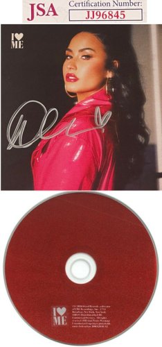 Demi Lovato Autographed Signed 2020 I Love Me Album Cover w/ CD & Case- JSA #JJ96845 