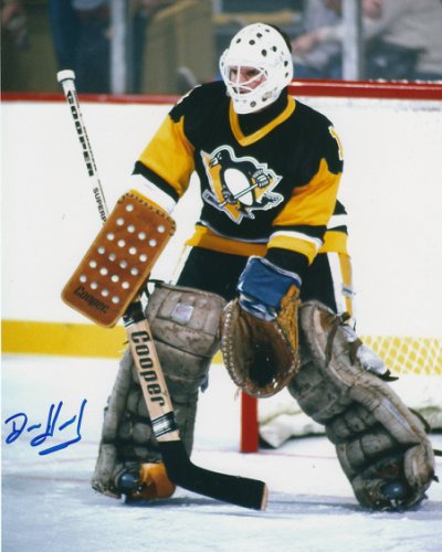 Denis Herron Autographed Signed 8X10 Pittsburgh Penguins Photo - Autographs