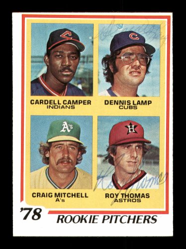 Dennis Lamp & Roy Thomas Autographed 1978 Topps Rookie Card #711 #166917