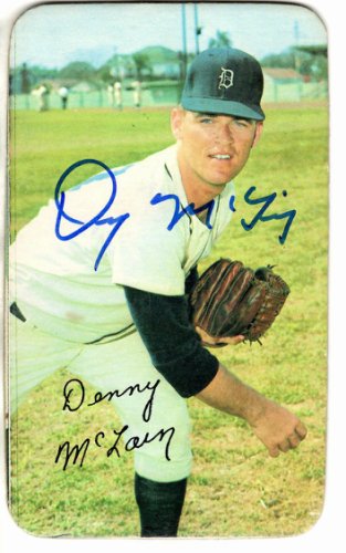 Denny Mclain Autographed Signed 1970 Topps Super Card - Autographs