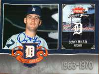 Denny Mclain Autographed Signed 2006 Fleer Greats Of The Game Card - Autographs