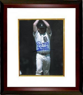 Denny McLain Autographed Signed Detroit Tigers 8x10 Photo Custom Framing w/ CY 68-69 -COA 