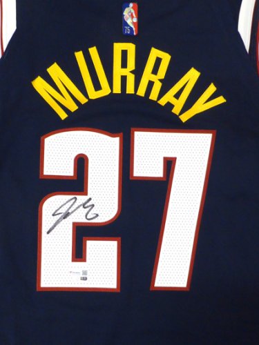 Denver Nuggets Jamal Murray Autographed Blue Nike Jersey Fanatics