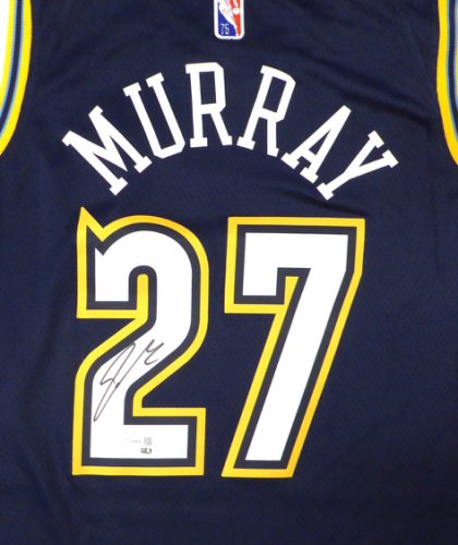 Denver Nuggets Jamal Murray Autographed Signed Dark Blue Nike Jersey Fanatics 