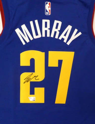 Denver Nuggets Jamal Murray Autographed Signed Royal Blue Nike Jersey Fanatics 