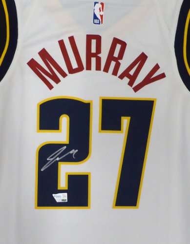 Denver Nuggets Jamal Murray Autographed Signed White Nike Jersey Fanatics 