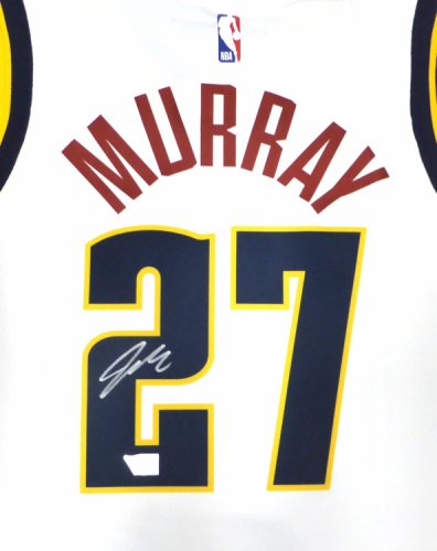 Denver Nuggets Jamal Murray Autographed Signed White Nike Jersey Fanatics 