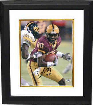 Derek Hagan Autographed Signed Arizona State Sun Devils 8x10 Photo Custom Framing 